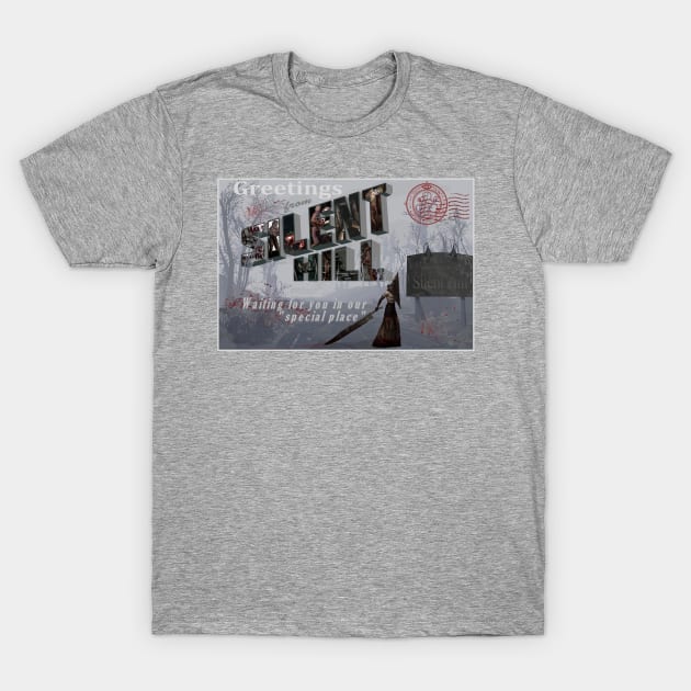 Silent Hill Greetings T-Shirt by Screen Fiend Merch